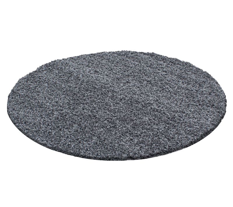 Tapis Confort Rond Ottawa Gris 120x120 Cm