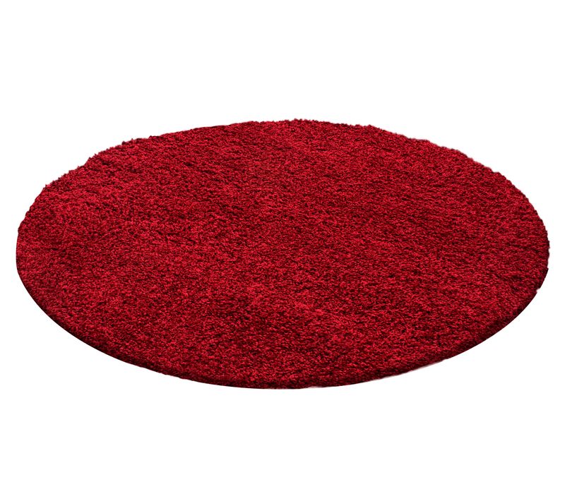 Tapis Confort Rond Ottawa Rouge 200x200 Cm