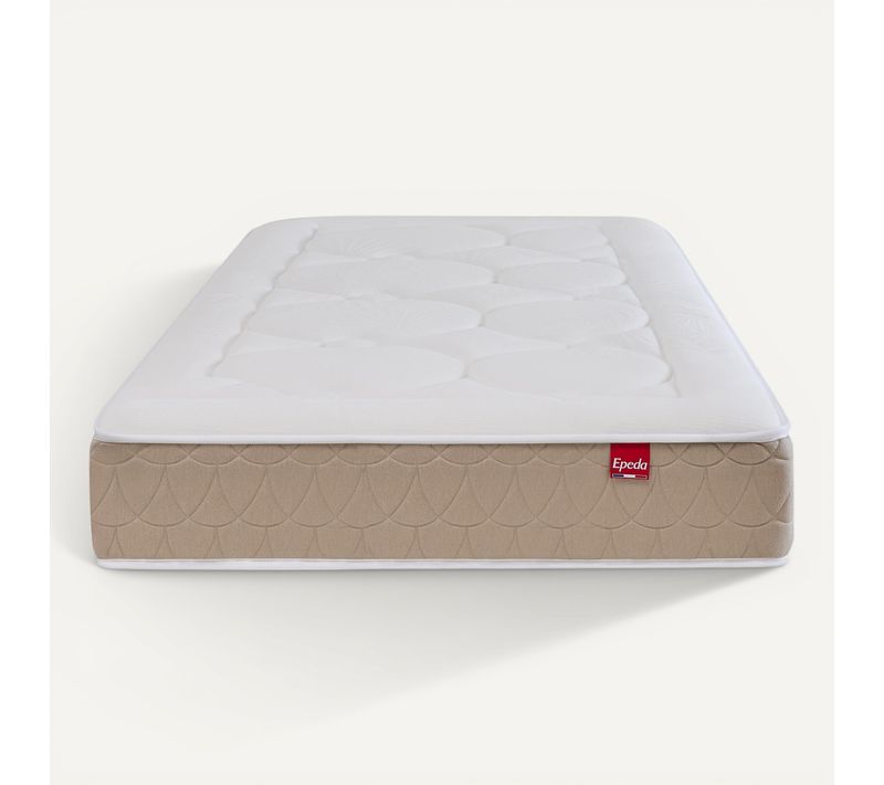 Matelas ressorts 90x190 cm EPEDA CLEMAE 2 avec latex ép.25 cm