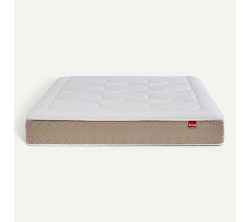 Matelas ressorts 200x200 cm EPEDA CLEMAE 2 avec latex 2 ép.25 cm
