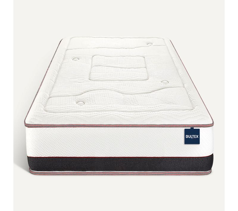 Matelas mousse 90x200 cm avec mémoire de forme PRESTIGIEUX ép.25 cm