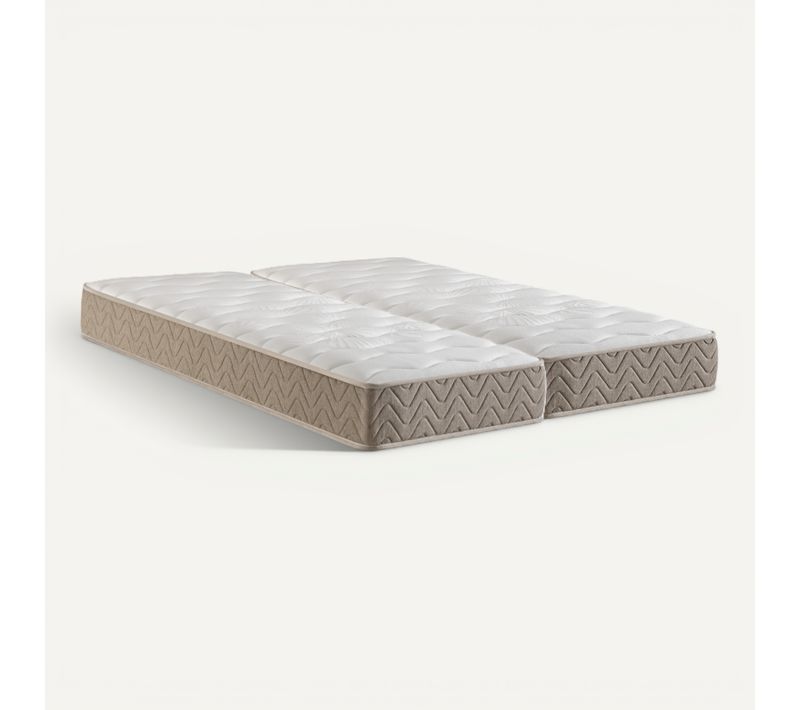 Matelas ressorts 2x90x200 cm avec mémoire de forme ESPRIT 2 RELAX ép.23 cm