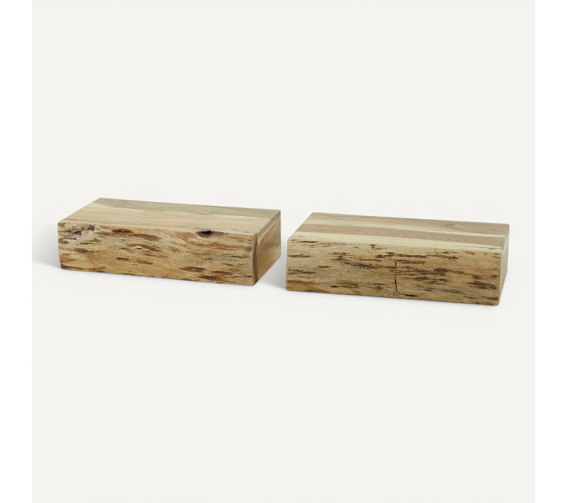 Table De Chevet En Bois Massif Albero L 1 Tiroir  (lot De 2)