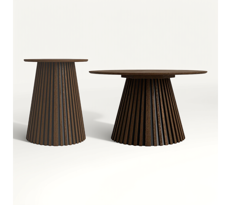 Freya - Ensemble Table Basse Et Bout De Canapé