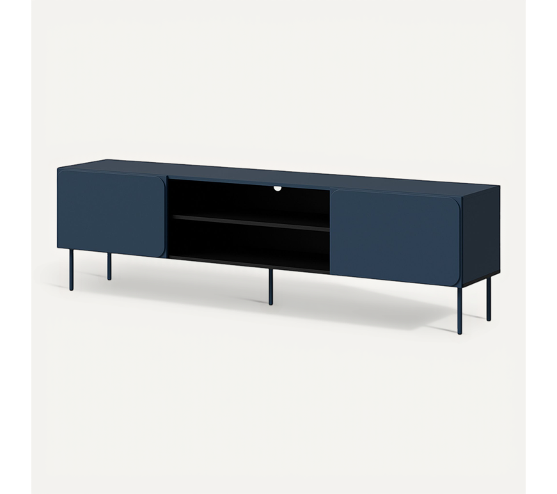 Elvis - Meuble TV 200 Cm - 2 Portes Et 2 Niches