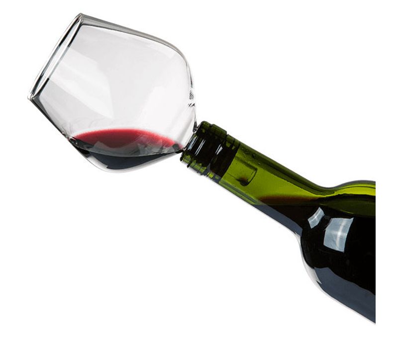 Bouchon De Bouteilles En Forme De Verre à Vin