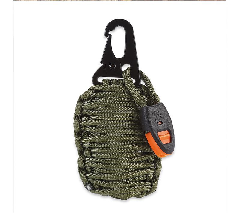 Kit De Survie 21 Pièces Compact Forme Grenade Avec Accessoires – Kit Outdoor Camping Randonnée