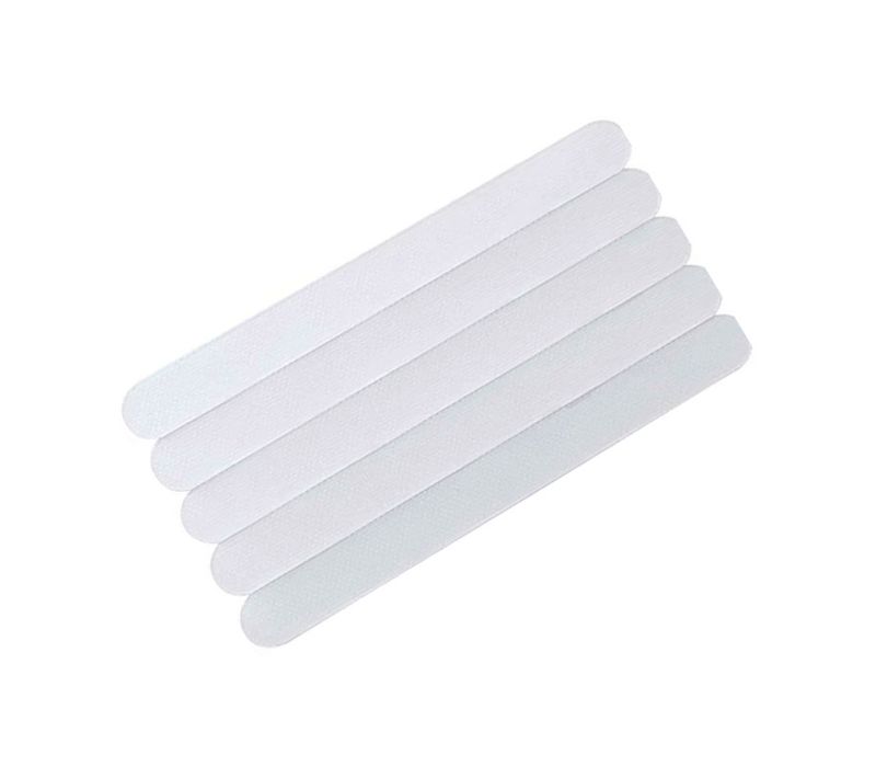 Lot De 5 Bandes Antidérapantes Transparentes Pour Douche Et Baignoire