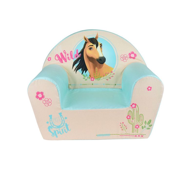 Fauteuil Club En Mousse Cheval Spirit Pour Enfant