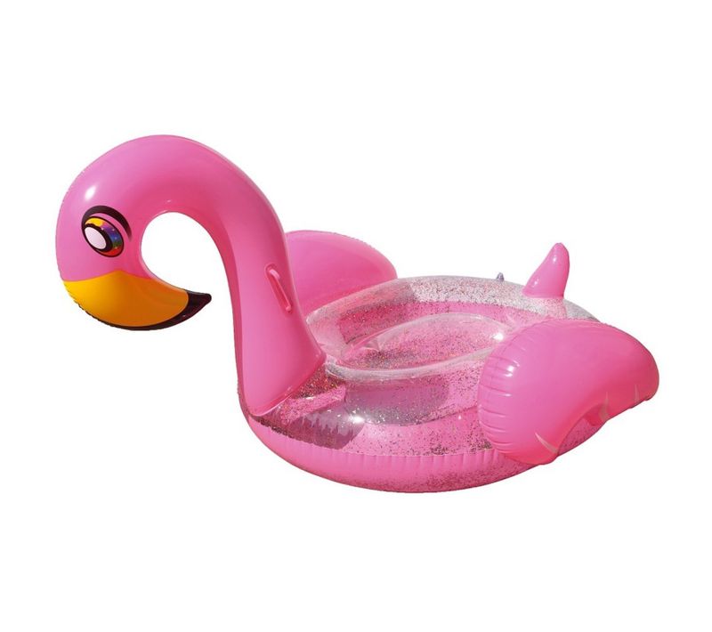 Matelas Gonflable Géant Scintillante - Flamand Rose