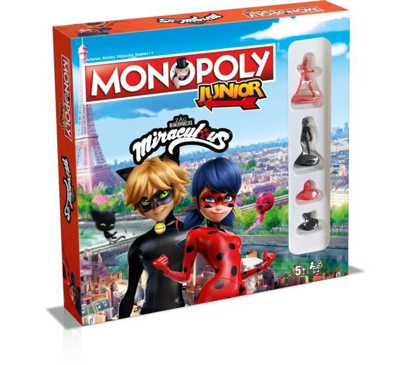 Jeu De Société Monopoly Junior - Miraculous Ladybug