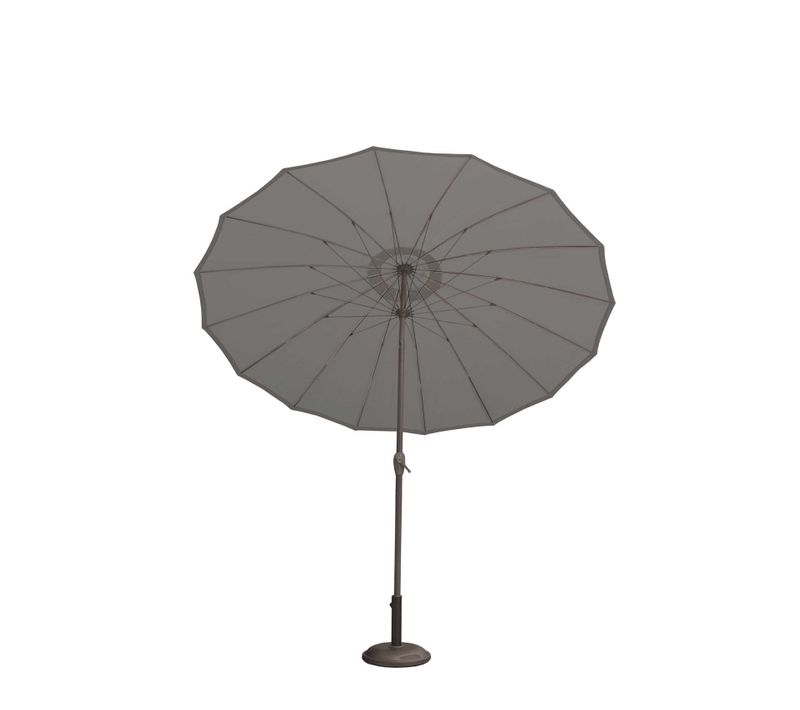 Parasol - - Effet Parapluie Composé De 16 Baleines - Diamètre : 2.70 M - Gris Anthracite