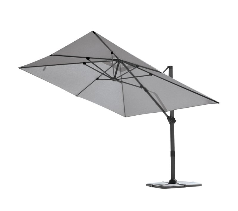 Parasol Déporté 4x3m - Gris Anthracite - Saphir