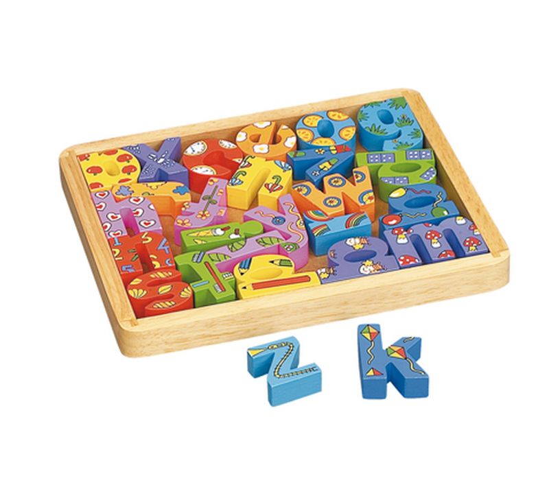 Jouet Éducatif En Bois - Lettres D'alphabet