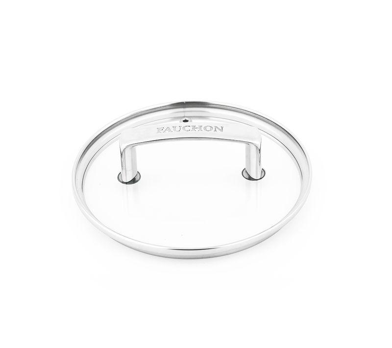 Couvercle 16cm En Verre Et En Aluminium Signature