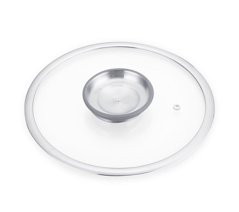 Couvercle Inox En Verre 36cm