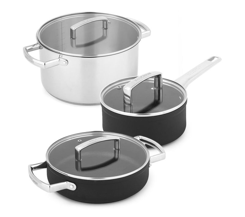 Set 6 Pièces 28cm Antiadhésive Aluminium Signature