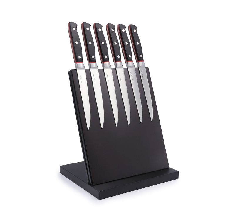 Bloc Magnétique 6 Couteaux à Steak Hiromu