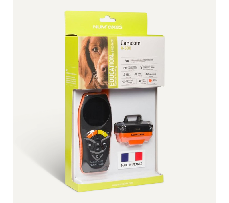 Canicom R-500 Pack Collier De Dressage Rechargeable 500 M – Orange