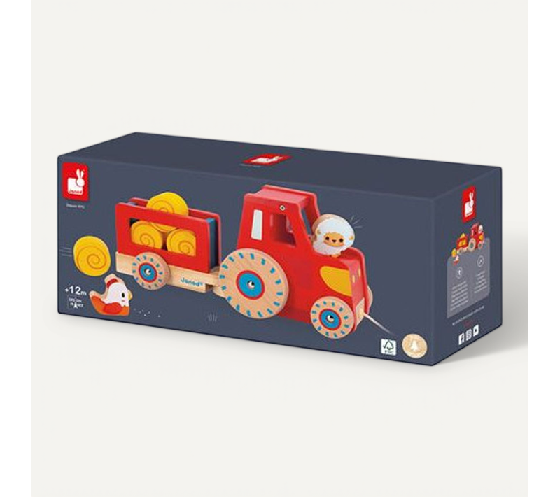 Jeu D Éveil Ferme Tracteur à Tirer