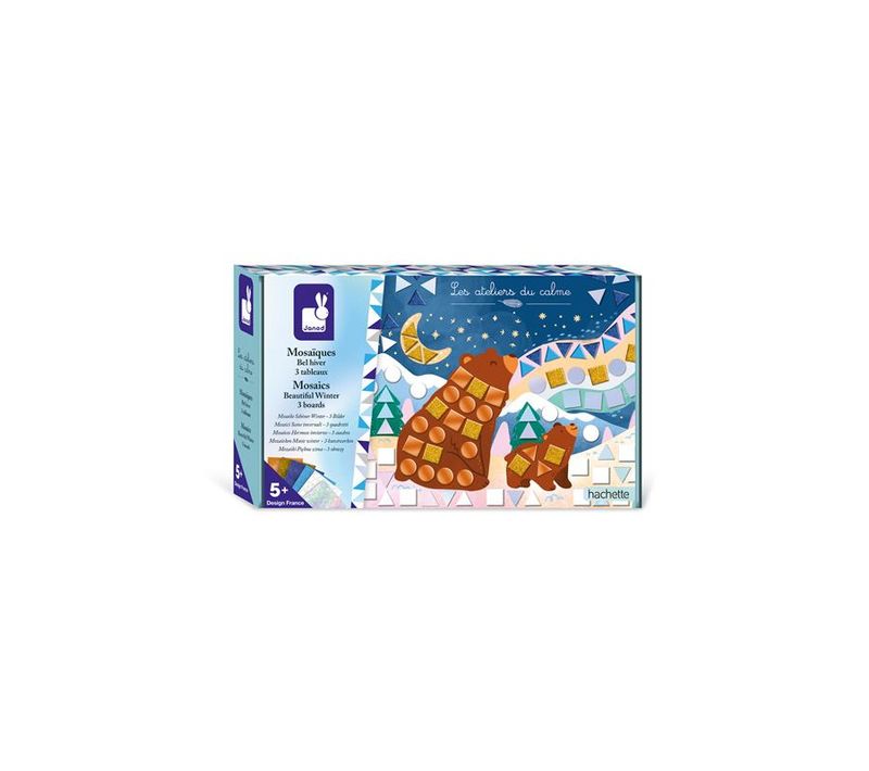 Jeu Créatif Les Ateliers Du Calme Boîte Mosaïques Bel Hiver