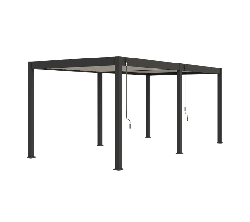 Pergola Bioclimatique Ombréa Vs Autoportante 3x6m - Anthracite/blanc