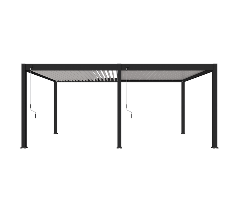 Pergola Bioclimatique Ombréa Vs Autoportante 4x6m - Anthracite/blanc