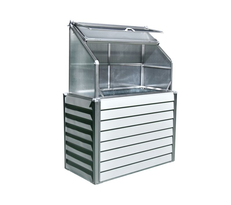 Mini-serre De Jardin En Acier Galvanisé - Blanc - Stretto