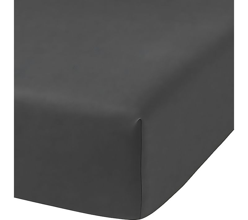 Drap Housse 160x200+23 Cm Microfibre Gris Magnet