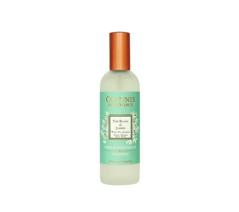Vaporisateur Thé Blanc Et Jasmin 100 Ml En Verre