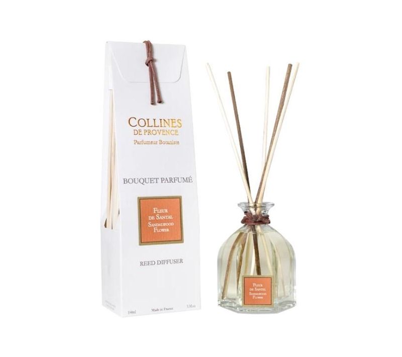 Bouquet Parfumé Fleur De Santal 100ml En Verre