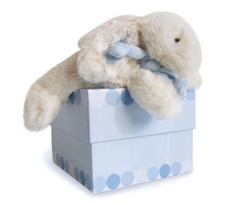 Peluche Lapin Bonbon Bleu Doudou Cie