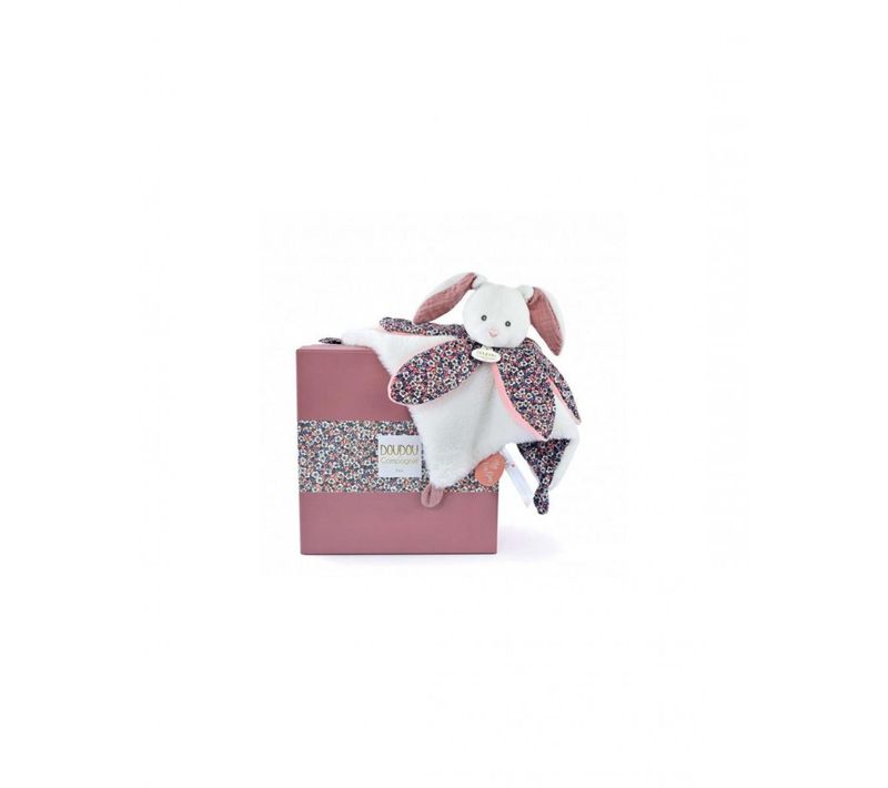Bohaime Lapin Rose Doudou Petale