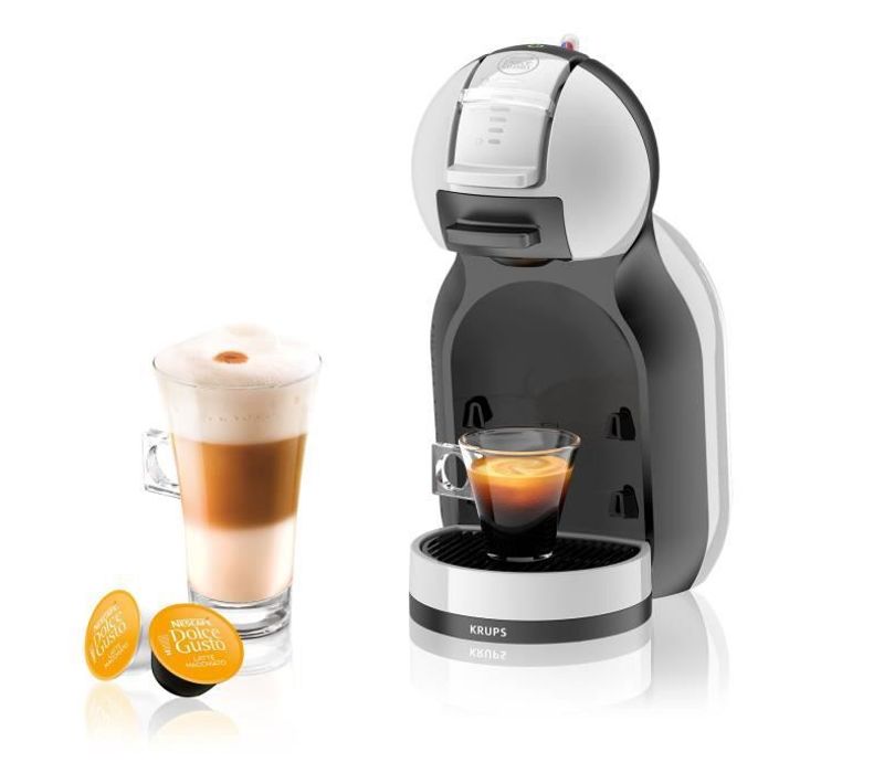 Machine À Café Expresso - 15 Bars - Cafetière Dosettes - Gris - Nescafé Dolce Gusto Yy3888fd Mini Me