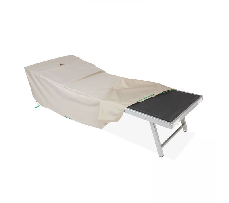 Housse Bain De Soleil 200 X 75 Cm Taupe