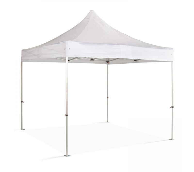 Tente Pliante En Aluminium 3x3m Blanche