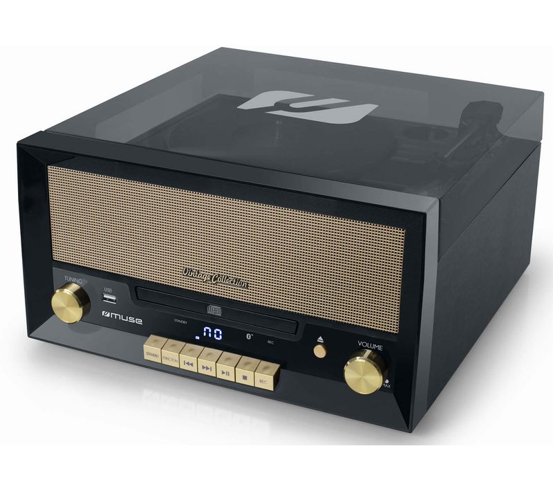 Platine Vinyle/cd/usb Stéréo 3 Vitesse 33/45/78t - Mt110b