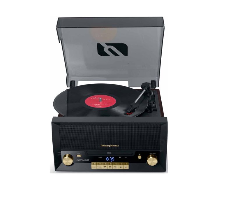 Platine Disque/cd/usb Stéréo 3 Vitesse 33/45/78t - Mt112w