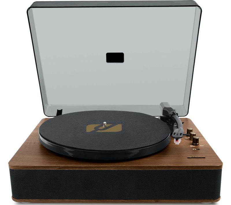Platine Vinyle Muse Mt-106 Bt, 3 Vitesses 33/45/78 Tours, Stéréo 2x5w - Bluetooth, Port Usb