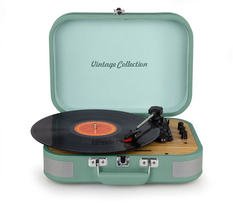 Tourne-Disque Vintage Verte Mt201wg