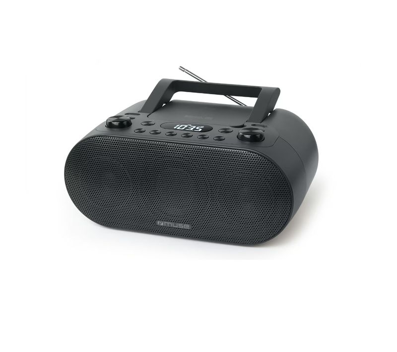 Lecteur Radio Cd Et Mp3 Portable  M 35 Bluetooth Noir