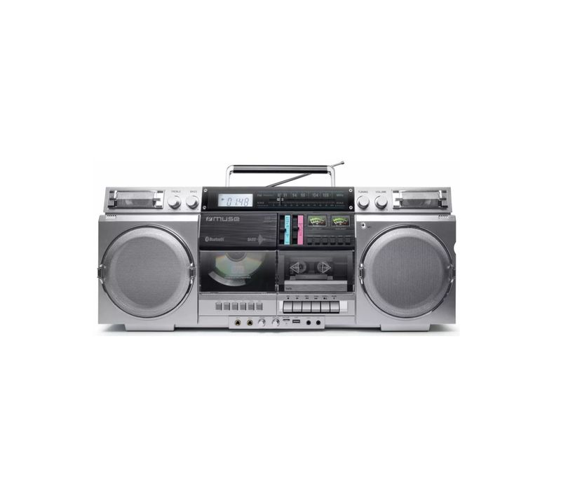 Radio Cd Portable Gris M-380gbs