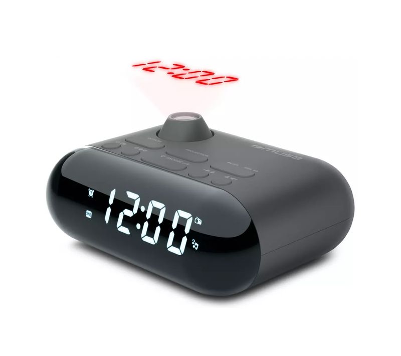 Radio-réveil Double Alarme Noir M179p