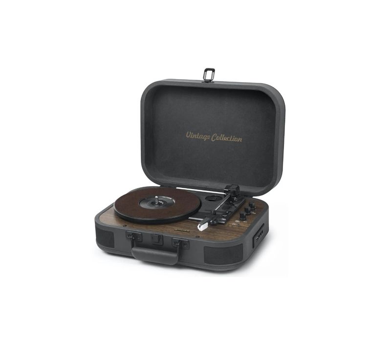 Platine Vinyle 3 Vitesses 22, 45, 78 Tours Avec Bluetooth - Mt207dgb