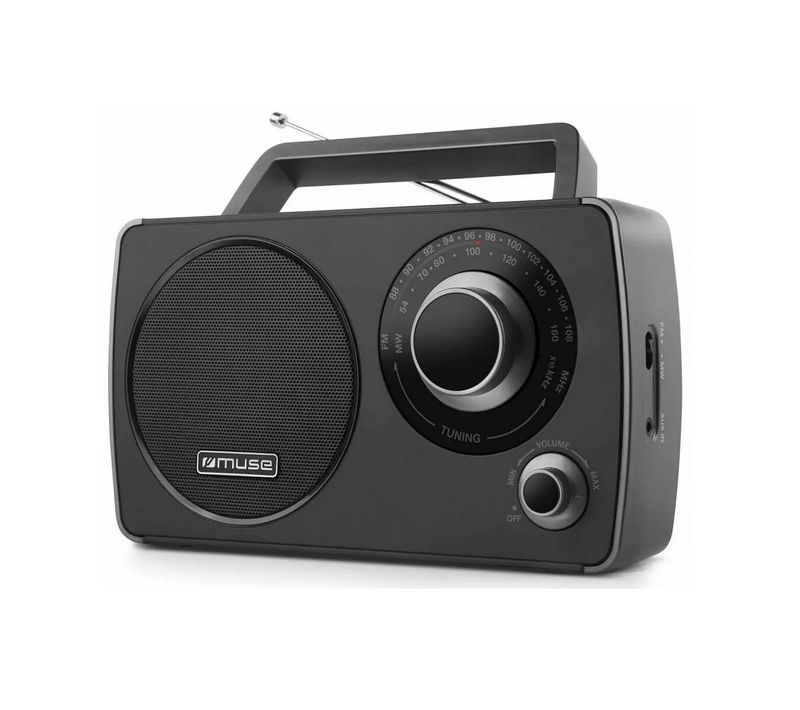 Radio Portable Analogique Noir M075r