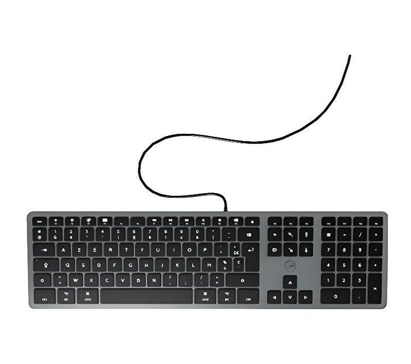 Mobility Lab Clavier Designtouch Filaire Pour Mac Gris Sidéral - Azerty