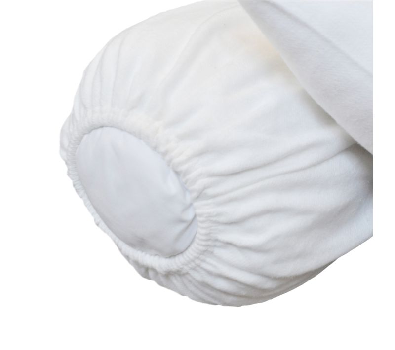 Protège Traversin Coton Molleton 160 Gr/m² 90 Cm