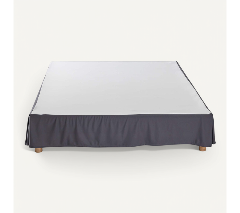 Cache-sommier Intégral Gris 140x190