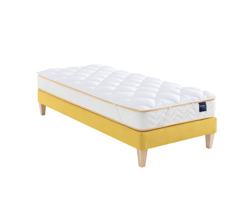 Surmatelas Moelleux Et Respirant Aurore Soutien Ferme 120x200 - 1 Personne - Accueil Confortable