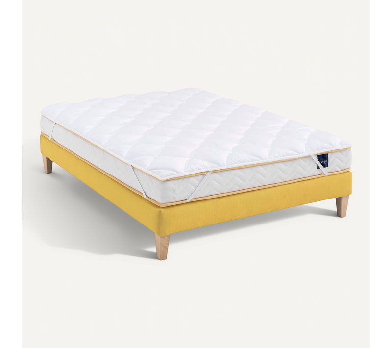 Surmatelas Moelleux Et Respirant Aurore Soutien Ferme 140x190 - 2 Personnes - Accueil Confortable